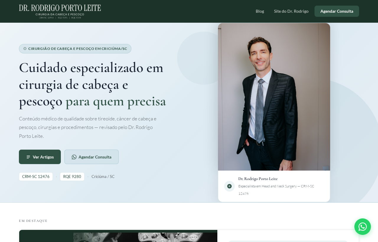 Blog Dr. Rodrigo Porto Leite